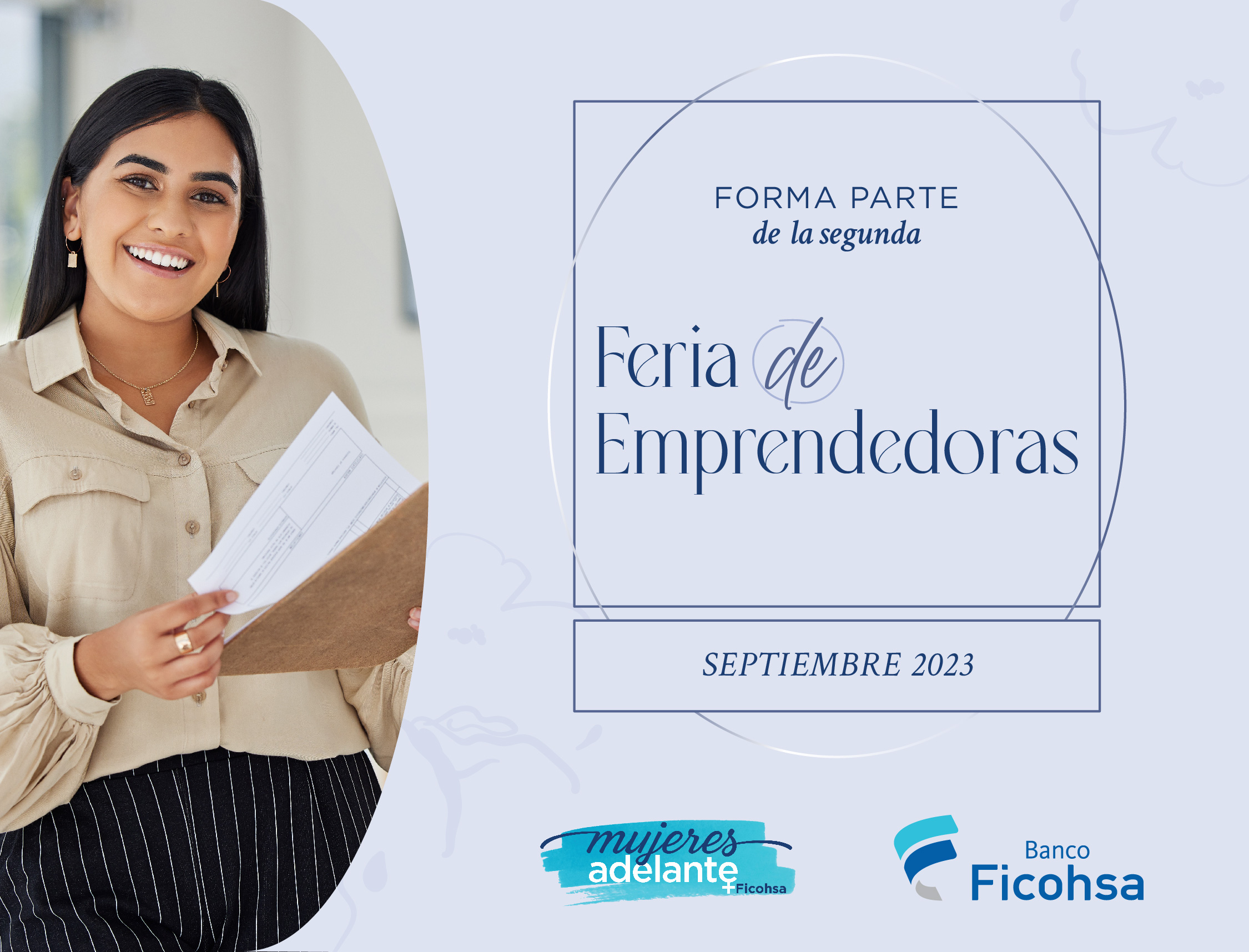 Postúlate y participa en la segunda Feria de Emprendedoras de Mujeres Adelante Ficohsa