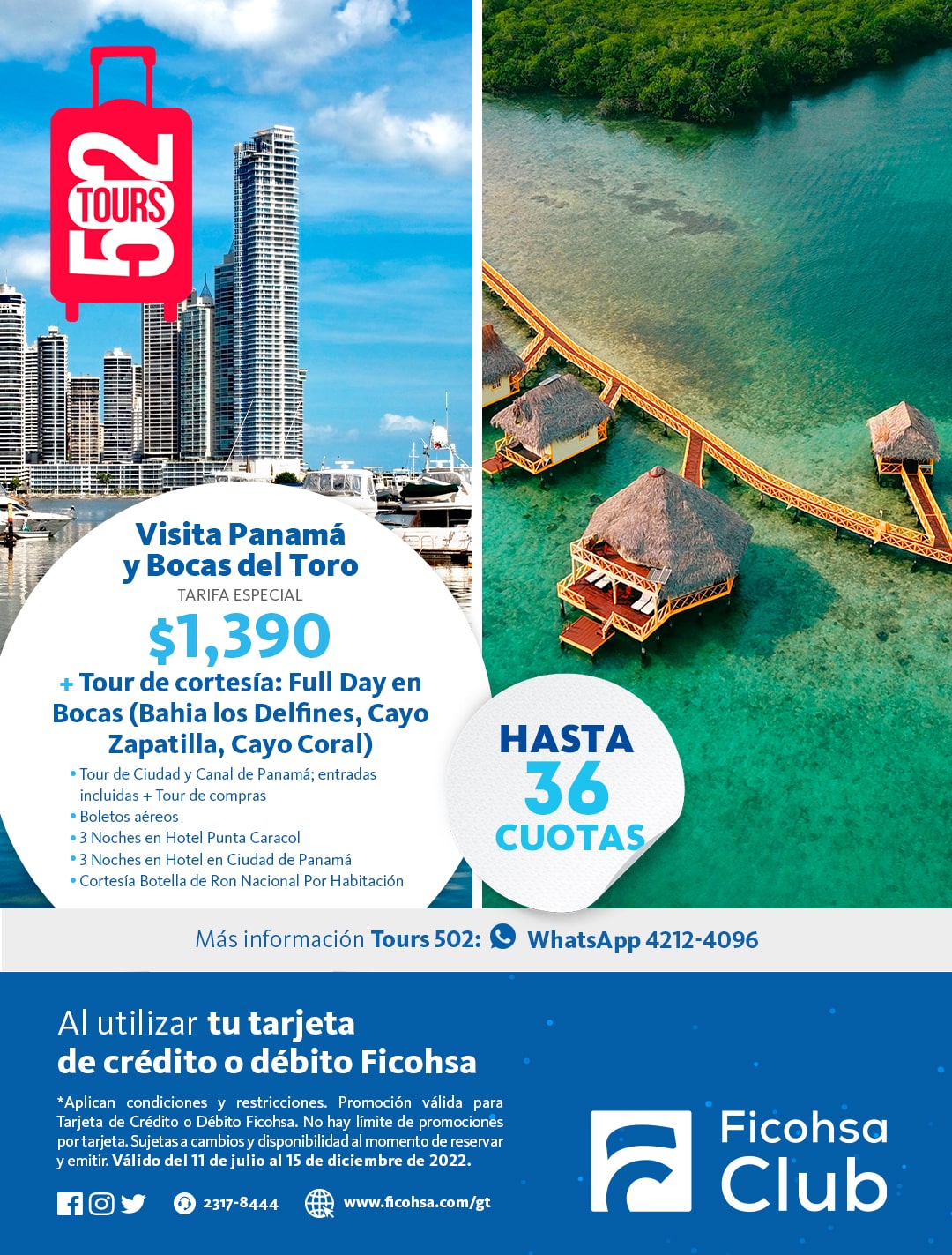 Viaja a Panamá o Cuba ¡con paquetes ESPECIALES! con Tours 502