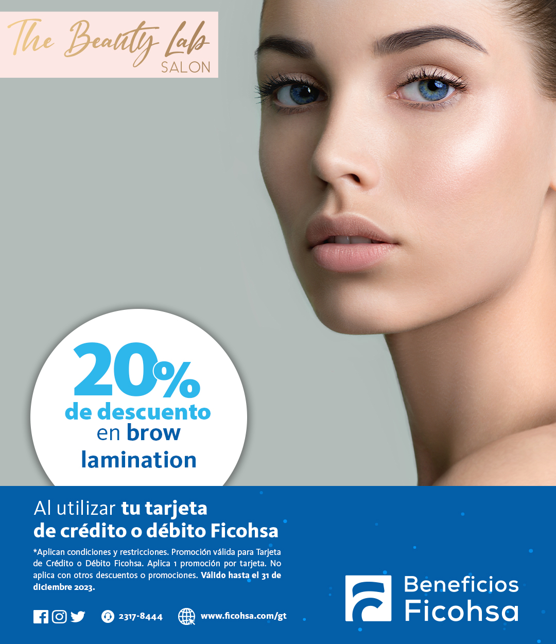20% de descuento en Brow Lamination en The Beauty Lab